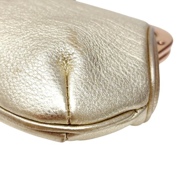 GUCCI Vintage 2004 Bamboo Chain Shoulder Bag Rhinestone Snake Gold [106051] - Picture 7 of 12